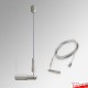 Ceiling-to-Wall Cable & Tensioner Display Kit - 4m Steel Wire & Fittings Only