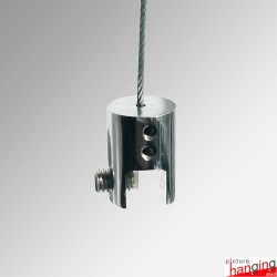 Heavy Panel Clamp (8MM) - Hang Signage Panels & Advertising Boards On Cables, Acrylic & Glass Compatible