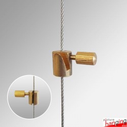 Cable Display Hook - Picture Hanging Hook for Window Displays & Fixed Cable Systems