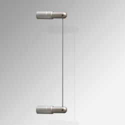 Wall-to-Wall Cable Display Kit - 3m Steel Wire & Fittings Only