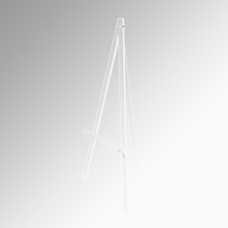 Heavy Duty Greco Transparent Clear Easel, 160cm Artwork Display