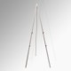 Greco 'Double' Easel 160cm (Metal), White