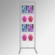 Display Panel Stand A4, Silver (x8)