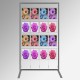 Display Panel Stand A4, Silver (x16)
