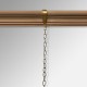 Brass Picture Chain Kit (Gold), Chain on Moulding Hook & Wood Rail