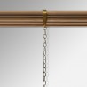 Brass Picture Chain Kit (Gold), Chain on Moulding Hook & Wood Rail