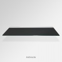 'Anthracite' Colored Glass Shelf (Inc. Bracket)