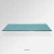 'Ocean Blue' Colored Glass Shelf (Inc. Bracket)