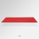 'Red' Colored Glass Shelf (Inc. Bracket)