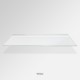 'White' Colored Glass Shelf (Inc. Bracket)