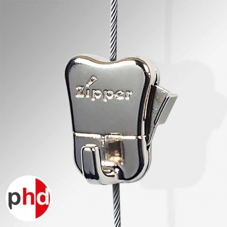 Adjustable Zipper Hook 20kg, For Perlon & Cable