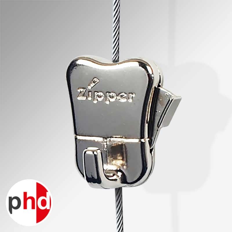Zipper Hook, Perlon & Cable Adjustable Hooks