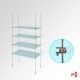 Suspended Glass Bar Shelf Support Clamp