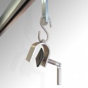 Rug Clamp Pulley-Slider Hanger Set, for Carpet Hanging System