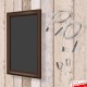 Suspended Chalkboard Menu Hanging Kit (Ceiling-to-Floor)