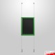Suspended Chalkboard Menu Hanging Kit (Ceiling-to-Floor)