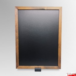 Wooden A2 Framed Chalkboard With Black Easel