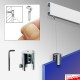 Panel Hanging Kit for Cliprail Picture Rails