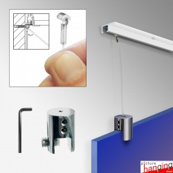 Panel Hanging Kit for Urail Ceiling Picture Rail