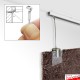 Simple Ceiling Rug Hanging Cable Kit for Urail Ceiling Picture Rails