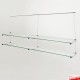 Jrail Long Shelving (150cm Glass Shelf & Cables)