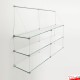 Jrail Long Shelving (150cm Glass Shelf & Cables)