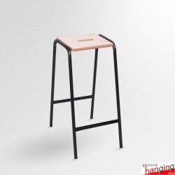 Laboratory Stool, Wooden Top (School Lab High Chair)