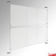 3A4 Acrylic Panel & Cable Kit for Walls (Wall-to-Wall)