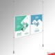 2A4 Pocket Ceiling / Floor Rod Display Set (Ready-made)