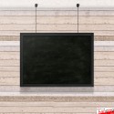 BLACK Ceiling Hanging Landscape Chalkboards Kit