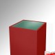 Red Display Plinth (Wood Monolith Stand 1M)
