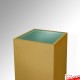 Gold Plinth On Wheels (Lockable Castors)