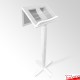 White Lectern With Frame & Clear Placemat (A4 A3 A2 A1 Branding Display)