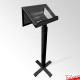 Black Lectern With Frame & Clear Placemat (A4 A3 A2 A1 Branding Display)
