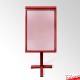 Red Lectern With Frame & Clear Placemat (A4 A3 A2 A1 Branding Display)