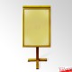 Gold Lectern With Frame & Clear Placemat (A4 A3 A2 A1 Branding Display)