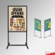 A0 Freestanding Pavement Sign Stand (Double-sided Stand, 180cm)