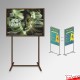 A0 Freestanding Pavement Sign Stand (Double-sided Stand, 180cm)