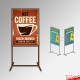 A0 Freestanding Pavement Sign Stand (Double-sided Stand, 180cm)