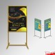 A0 Freestanding Pavement Sign Stand (Double-sided Stand, 180cm)