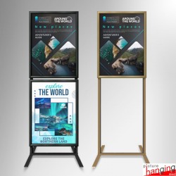 Multi A2 Freestanding Pavement Sign (Double-sided Stand, 180cm)