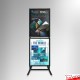 Multi A2 Freestanding Pavement Sign (Double-sided Stand, 180cm)