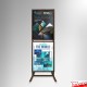 Multi A2 Freestanding Pavement Sign (Double-sided Stand, 180cm)