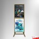 Multi A2 Freestanding Pavement Sign (Double-sided Stand, 180cm)