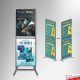 Multi A2 Freestanding Pavement Sign (Double-sided Stand, 180cm)