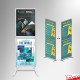 Multi A2 Freestanding Pavement Sign (Double-sided Stand, 180cm)