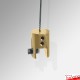 Gold Panel Clamp (8MM)