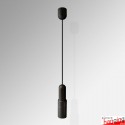 Ceiling to Floor Black Cable Fitting, 4m Length