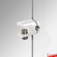 White Cable Shelf Support, Single (6MM, 8MM, 10MM Horizontal Grip)