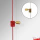 Red Cable Display Hook (Window Displays & Gallery Systems)